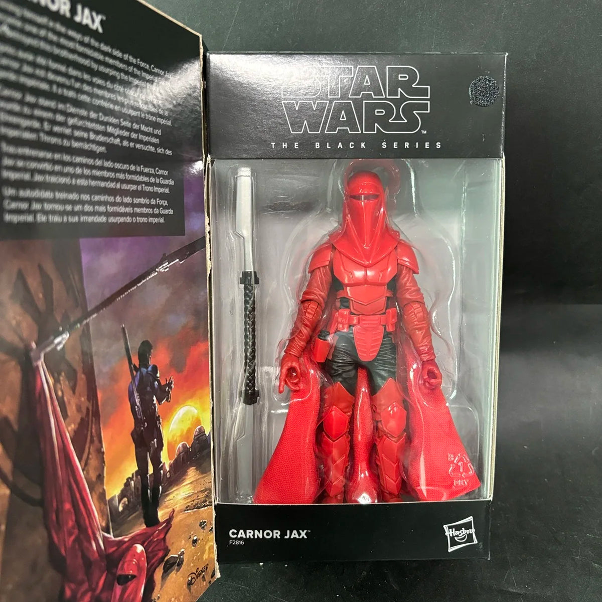 Hasbro Star Wars serie negra Obi-Wan Darth Vader Cal Kestis Boba Fett Luke Mandalorian figura de acción modelo juguete para regalo