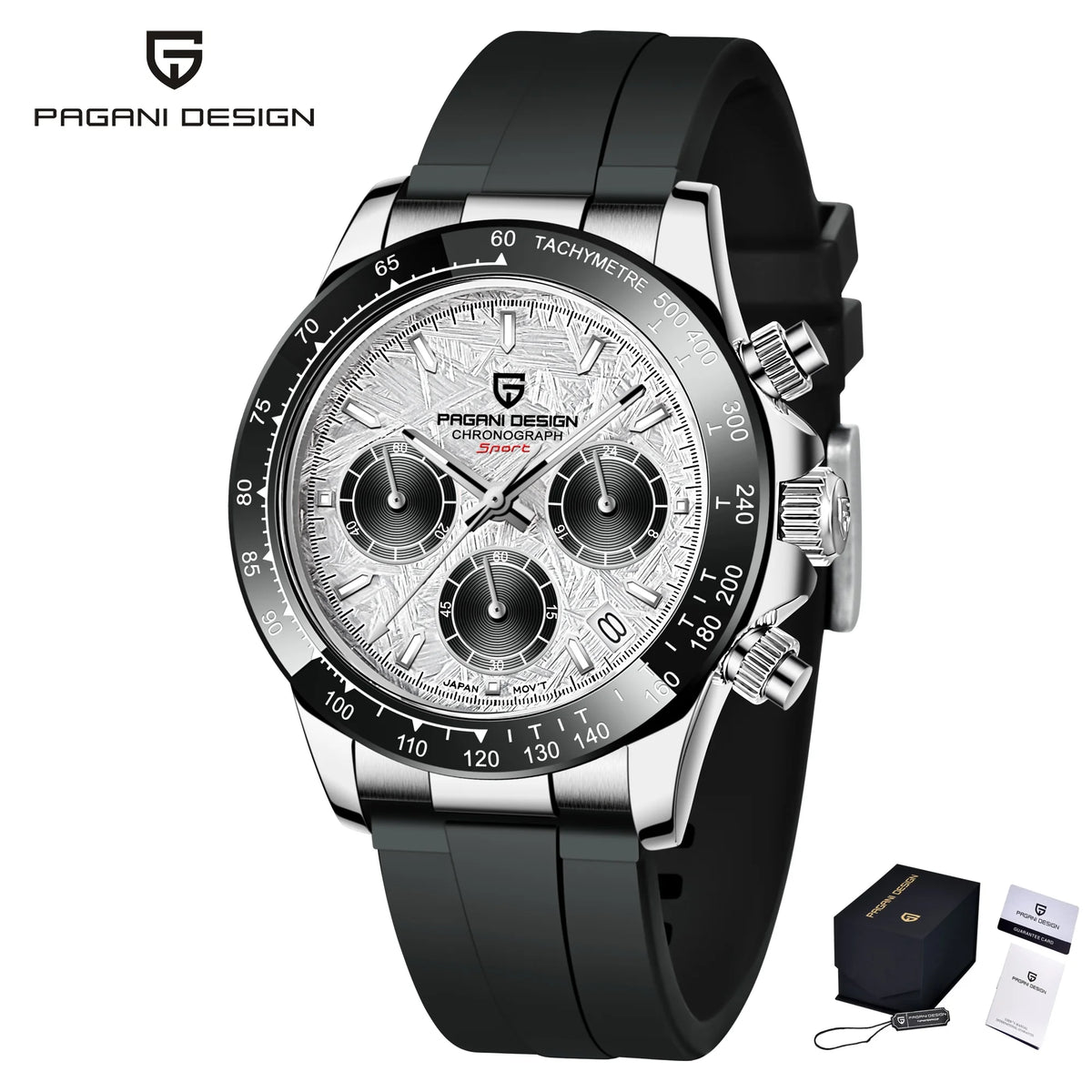 PAGANI DESIGN 2026 New Men Quartz Watches VK63 Sapphire Glaa Stainless Steel Waterproof Top Brand Chronograph Reloj Hombre