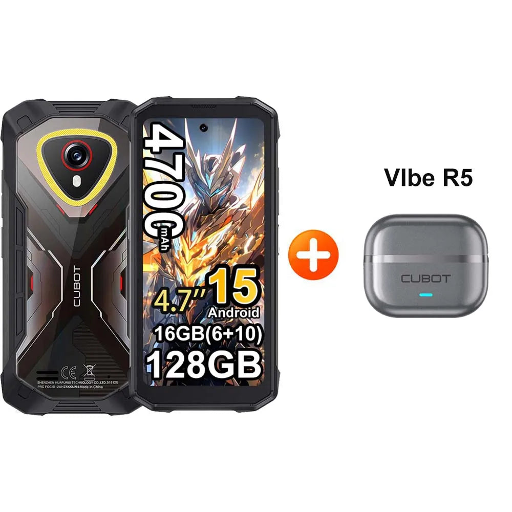 [Enviado desde Polonia] Cubot KingKong Mini 4 Mini Smartphone resistente pantalla de 4,7 pulgadas 90Hz 4700mAh 6GB+128GB NFC 48MP Android 15