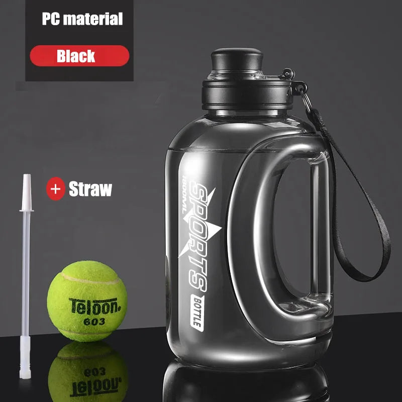 Botella de agua deportiva de 1,7l/2,7l/4L/5L, taza para gimnasio y ciclismo, botella de agua portátil de gran capacidad para Fitness, Camping, agua para hombres