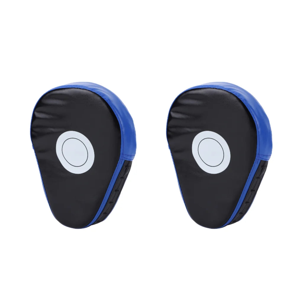 1/2 Piezas de Guante de Boxeo Curvo de Cuero PU, Almohadillas Transpirables para Kickboxing, Almohadilla de Enfoque para Boxeo, para Entrenamiento de Artes Marciales Mixtas (MMA)
