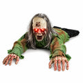 Gateando Halloween Zombie Scary Haunted House Decor Prop Sensor de Movimiento Activado Sonido Efectos de Luz de Configuracin DE LA Escena de Terror