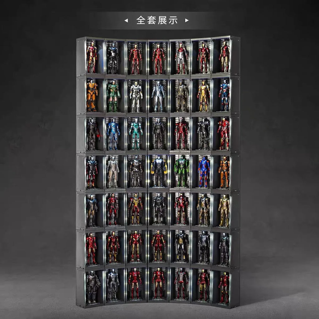 En Stock, Juguete Oficial ZD Toys, Serie Completa Iron Man Hall of Armor 2.0, Figura de Acción Coleccionable, Decoración, Regalo