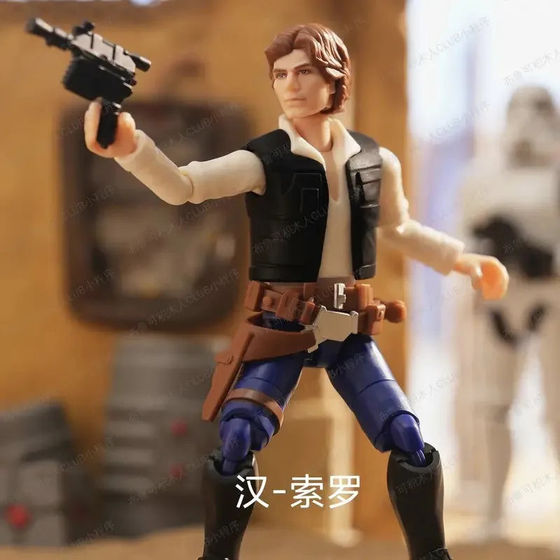 Nuevas figuras de acción Blokees Star Wars en caja sorpresa, versión Galaxy 02, Darth Vader, Luke, R2D2, modelos ensamblables y articulados, juguetes de regalo