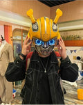 Nuevo Casco Jarvis Iron Man Mk5 y Mk50 con Luz LED, Cierre Electrónico, Control por Voz, Réplica 1:1 de Los Vengadores, Regalo de Cumpleaños para Fanáticos