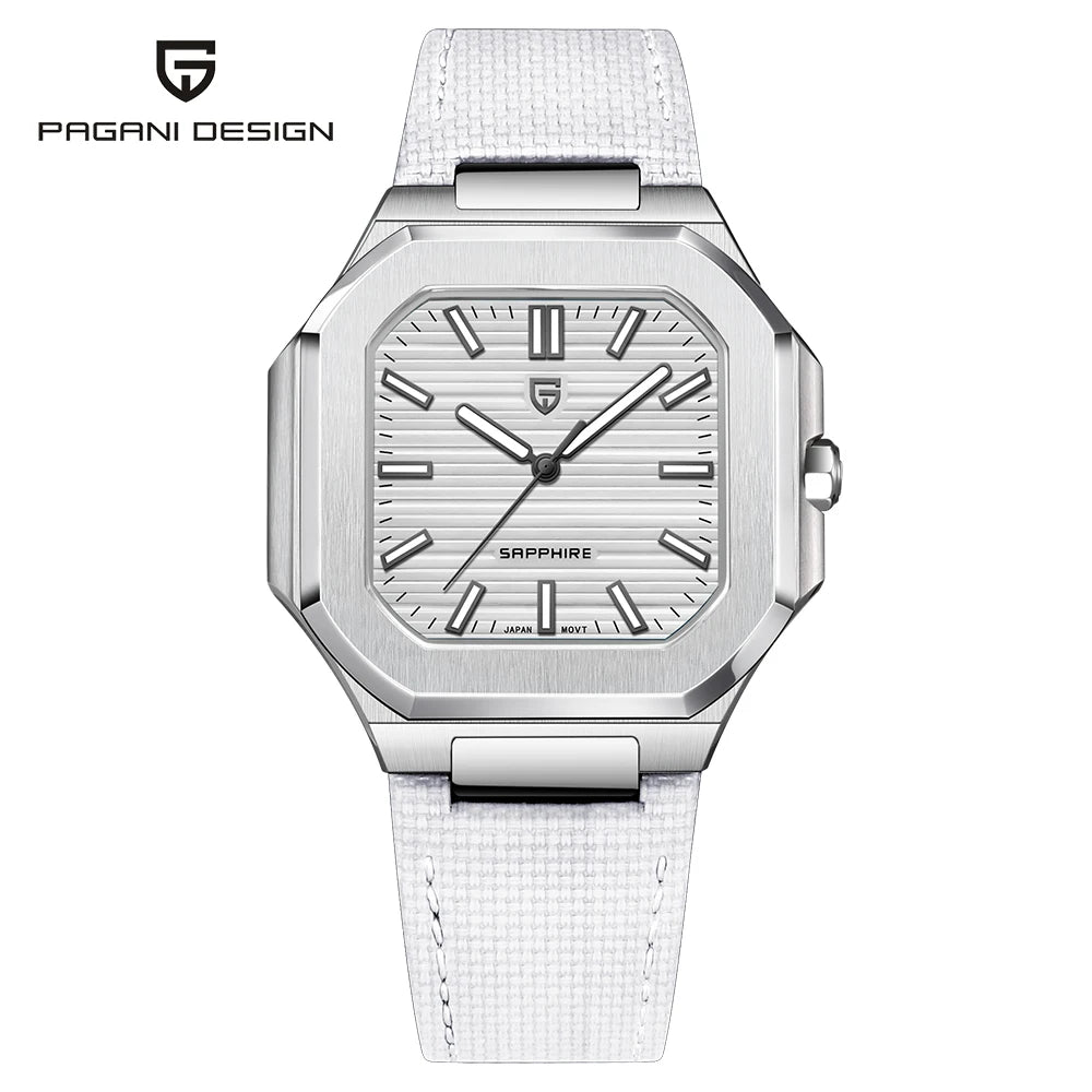 2026 New Men's Watches PAGANI DESIGN Luxury Quartz Watch For Man VH31 Wristwatches Waterproof AR Sapphire Mirror Stainless Steel