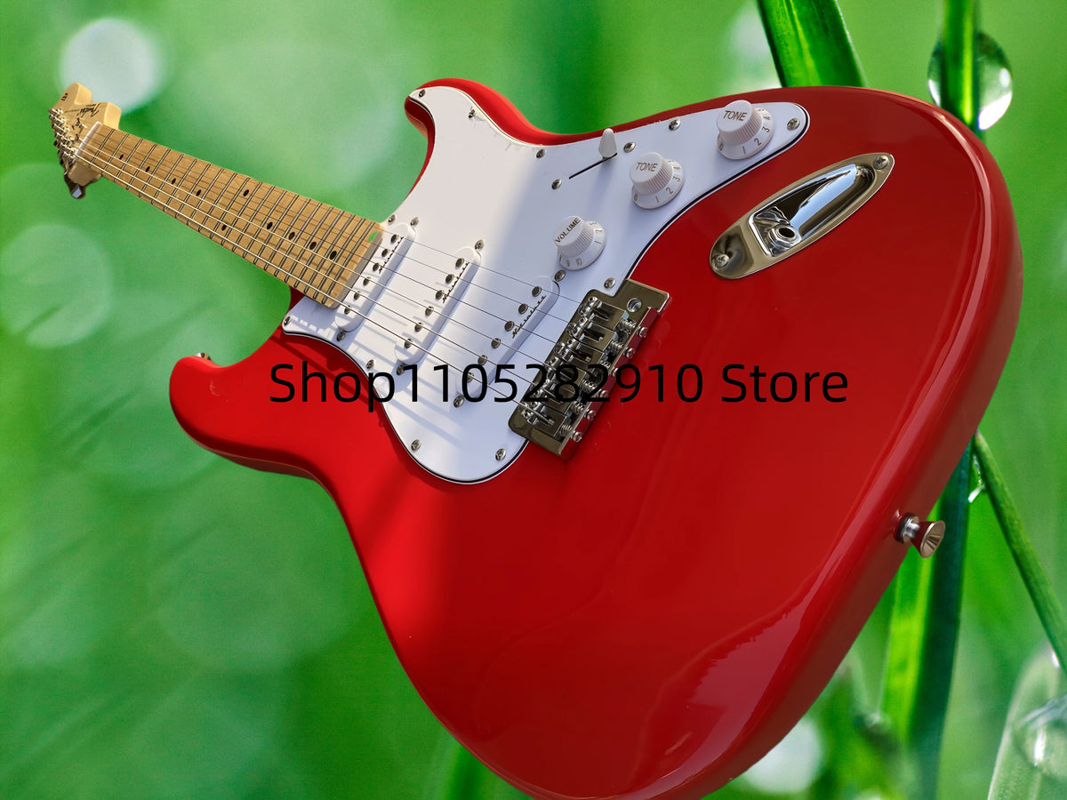 (Entrega en 25-35 días) En stock Guitarra eléctrica con cuerpo personalizado de caoba 05