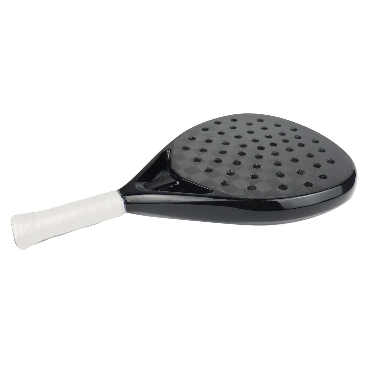 Raqueta de tenis profesional de fibra de carbono 3K/12K para hombres, superficie rugosa con núcleo de espuma viscoelástica suave Eva para entrenamiento