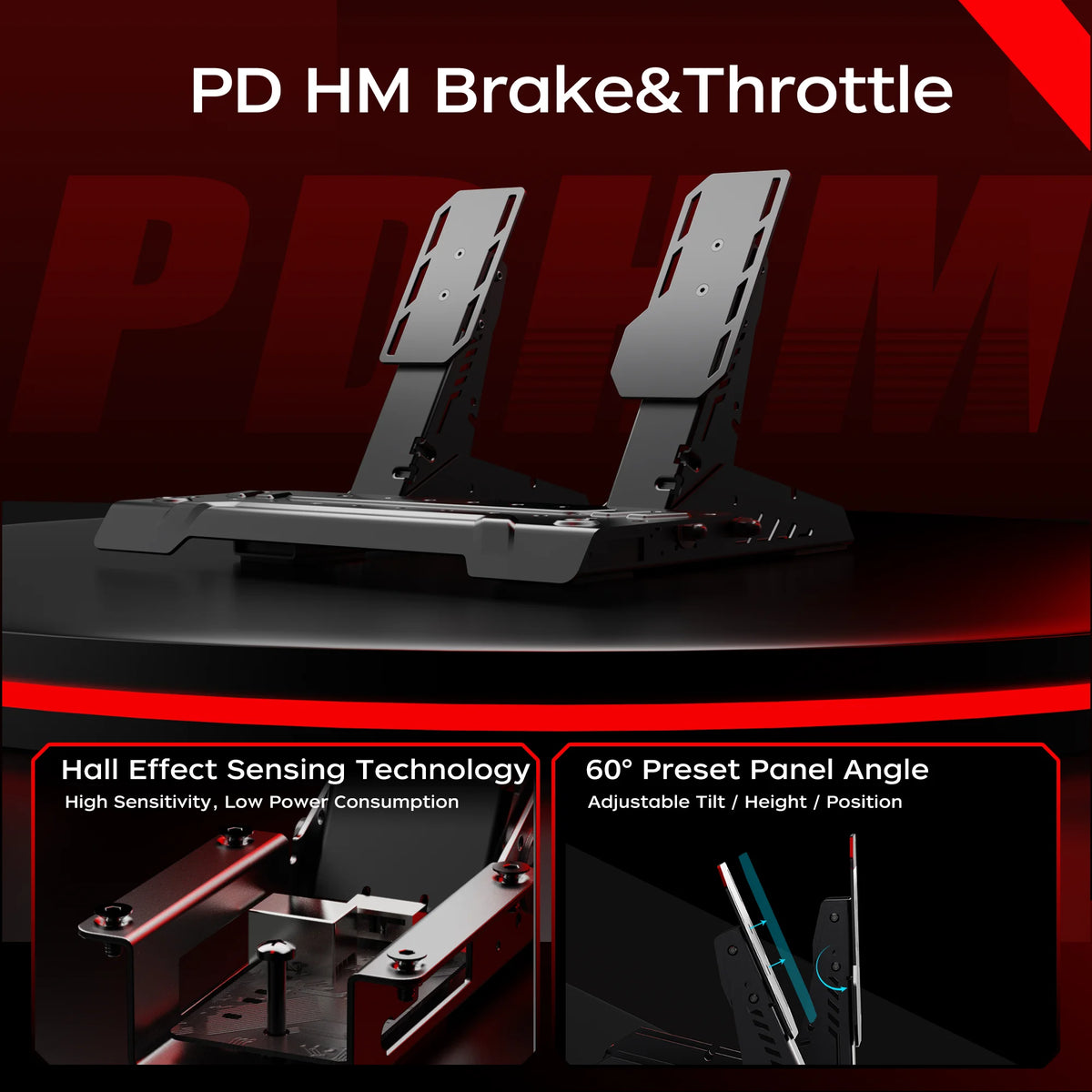 Kit de Volante de Carreras PXN V10 Ultra Direct Drive, Volante con Force Feedback de 3.2 Nm, Pedales con Efecto Hall, Diseño de 4 Palancas, Compatible con APP para PC/PS4/Xbox
