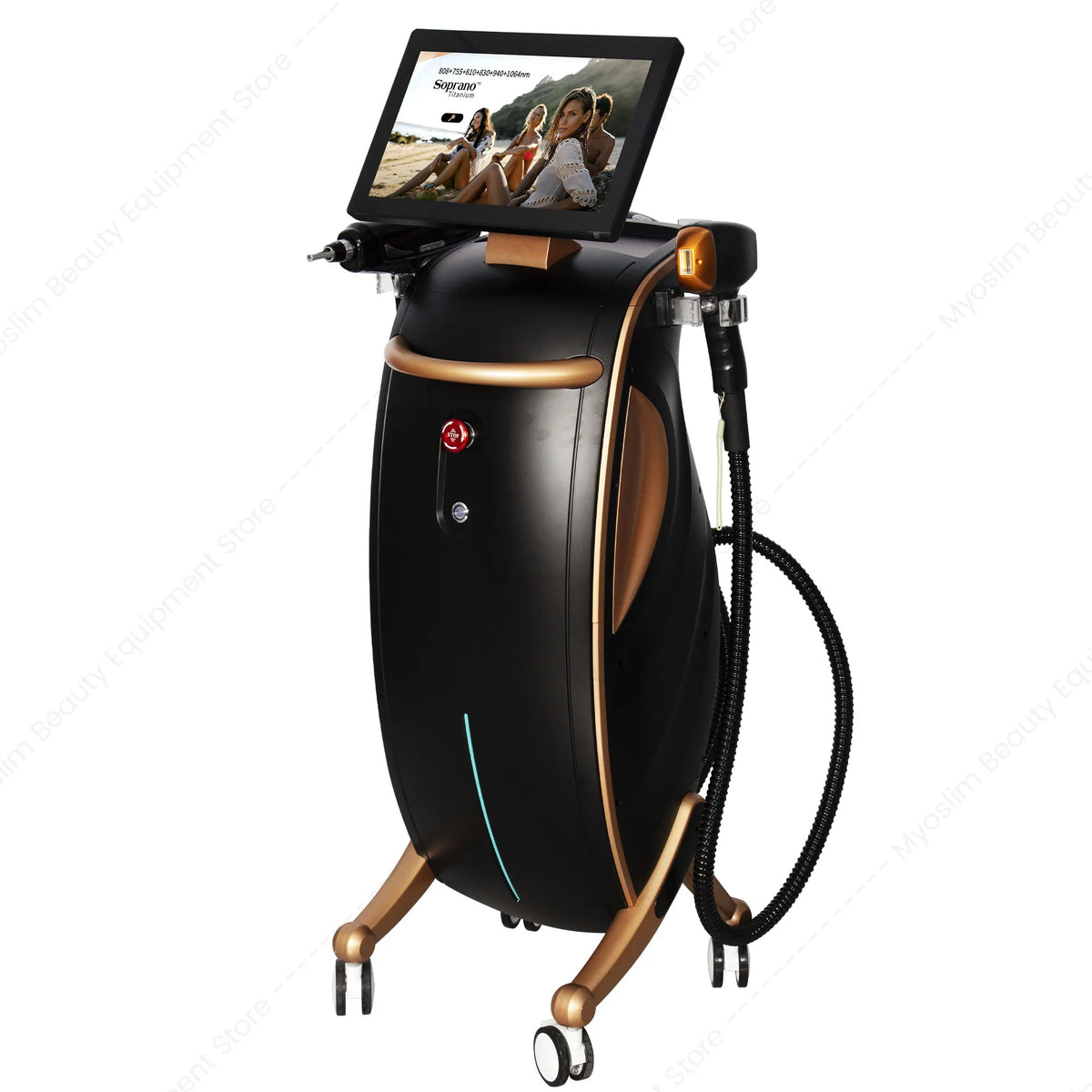Analizador de Piel y Cabello 3 en 1, Máquina de Belleza Multifuncional, Depilación Láser de Diodo de 6 Longitudes de Onda, Eliminación de Tatuajes con Láser de Picosegundos