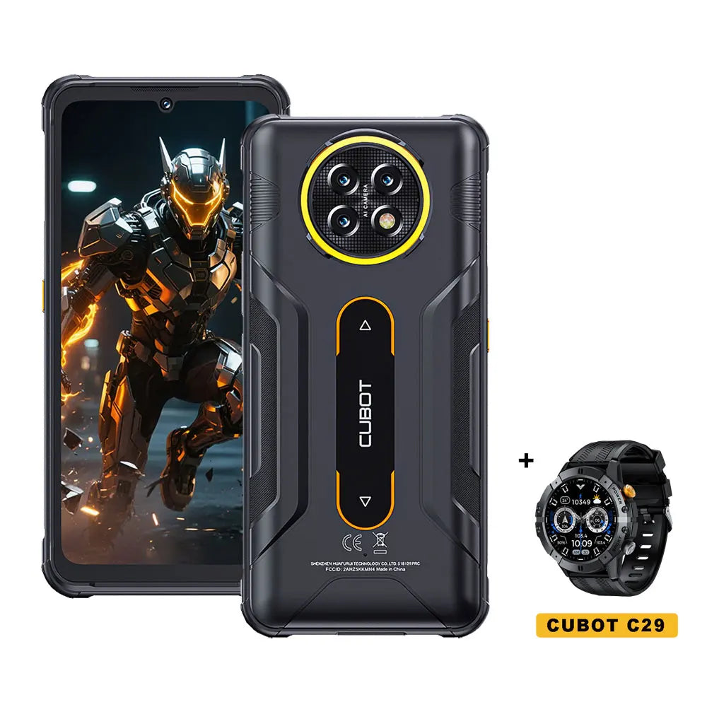 Smartphone rugerizado Android 16, Cubot KingKong ACE 5, 20GB RAM (8+12GB), 256GB ROM, batería de 10200mAh, pantalla de 6.745" a 120Hz, 48MP, NFC
