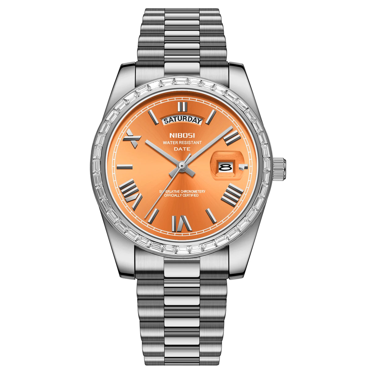 NIBOSI Fashion Men Watches Top Brand Luxury Wristwatch Day Date Miyota Quartz Watch Men Waterproof Steel Role Clock Reloj Hombre