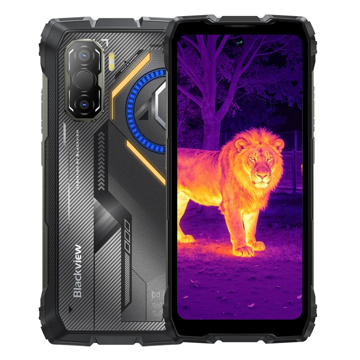 Smartphone resistente Blackview ROCK 3, pantalla de 6,78" 2,4K 120Hz, 32GB (8+24GB de expansión de RAM) + 256GB ROM, MediaTek G100, cámara de 100MP, batería de 10000mAh, NFC, teléfono móvil resistente al agua IP68 con Android 16