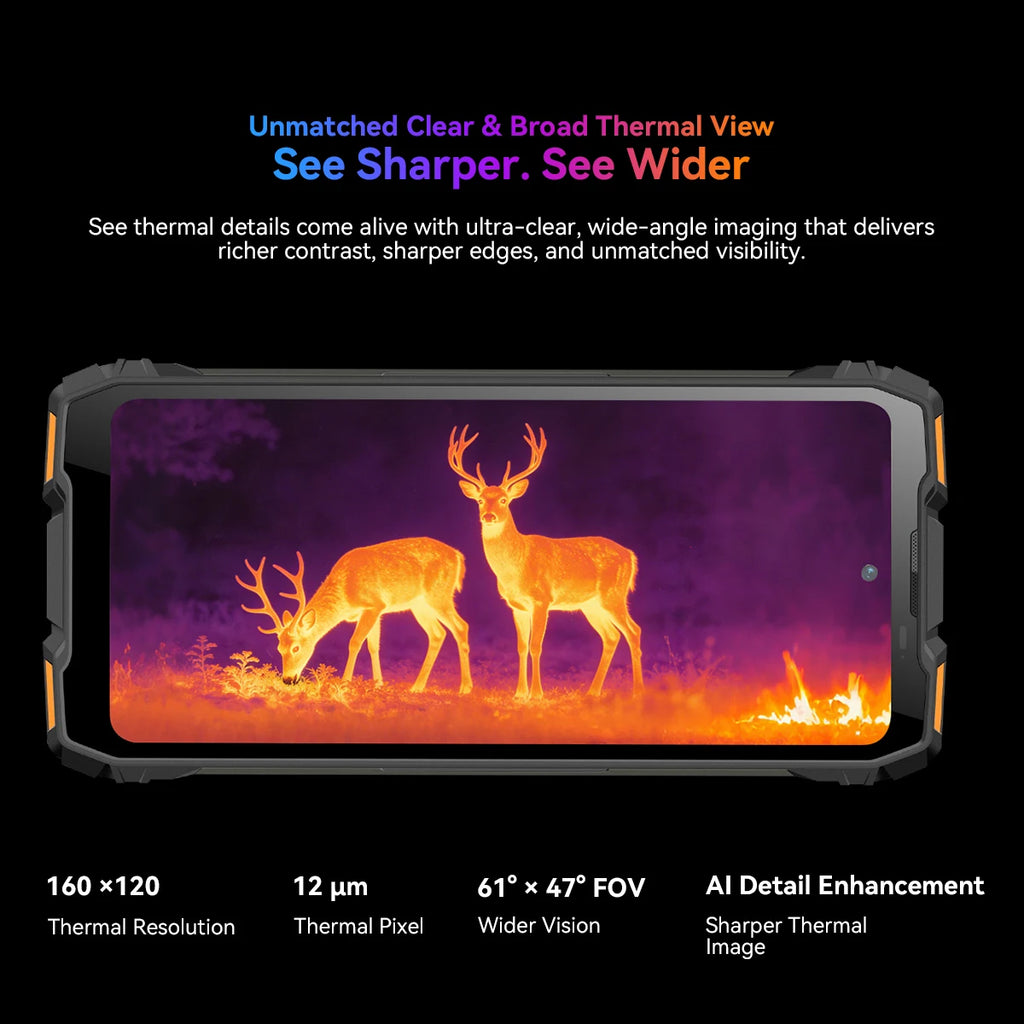 Smartphone resistente Blackview ROCK 3, pantalla de 6,78" 2,4K 120Hz, 32GB (8+24GB de expansión de RAM) + 256GB ROM, MediaTek G100, cámara de 100MP, batería de 10000mAh, NFC, teléfono móvil resistente al agua IP68 con Android 16