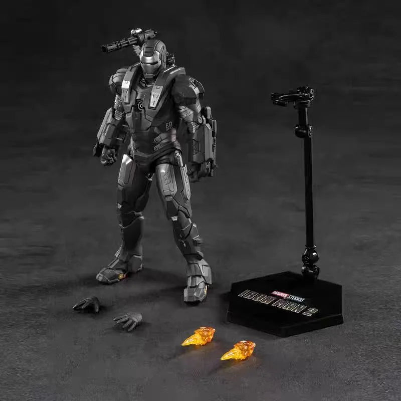 Figura de Anime Original ZD TOYS MARVEL INFINITY SAGA IRON MAN 2 IRON MAN War Machine MARK 1 Sin Brillo, Modelo de Juguete, Adornos