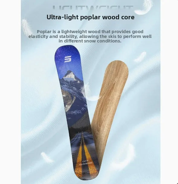 Tabla de Snowboard Personalizable para Adultos, Estilo All Mountain Freestyle, Hecha de Material TPU Resistente