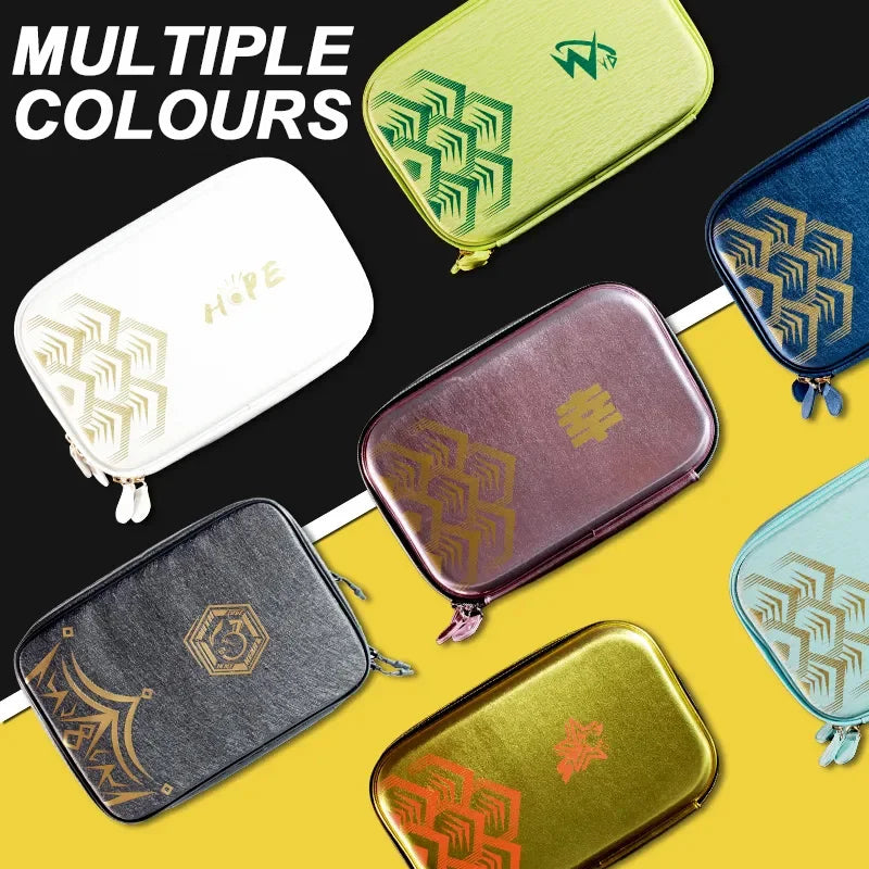 Estuche de transporte de tenis de mesa LI-NING, carcasa dura, estuche profesional para raqueta de Ping Pong para equipo nacional chino