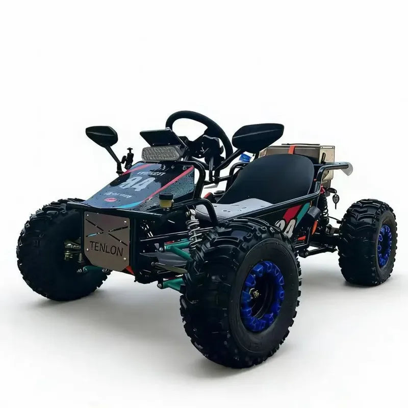 Kart Todoterreno de Cuatro Ruedas a Gasolina, ATV para Drift al Aire Libre, Vehículo Todo Terreno