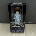 Mezco Living Dead Dolls Figura El exorcista Conjunto Película móvil PVC Figura de terror Muñeca de juguete Regalos de Navidad de Halloween