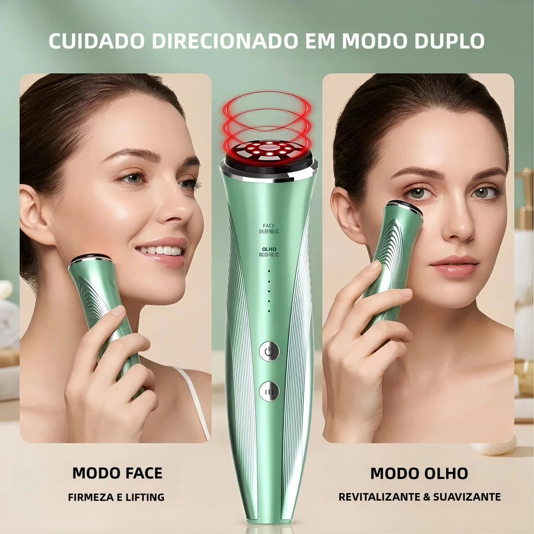 Máquina de Belleza para el Cuidado Facial con Esencia de Mascarilla Facial Doméstica, Compresa Caliente, Lifting de Ojos, Cuidado de la Piel y Masaje Facial