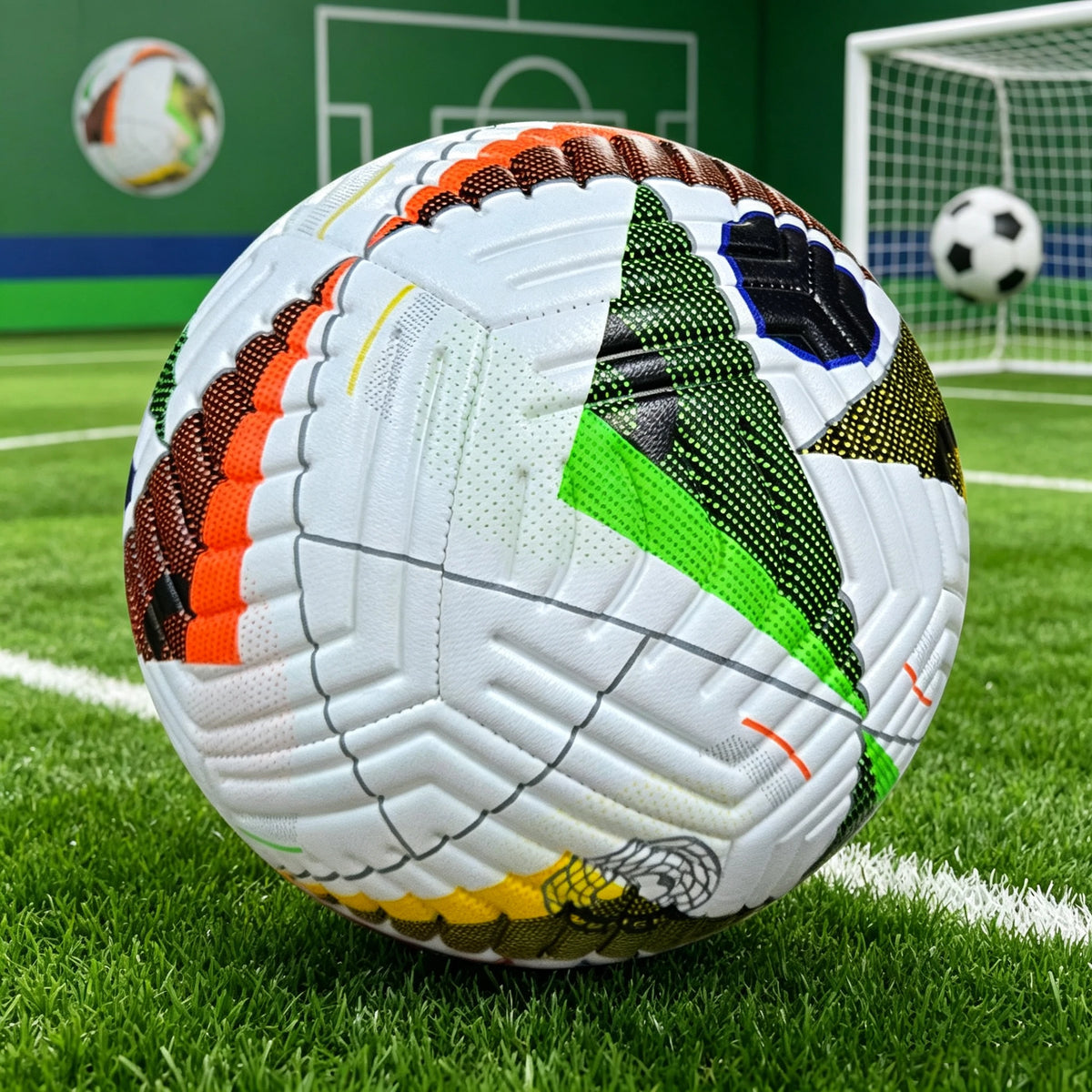 Balones de fútbol tamaño 5, de cuero PU impermeable, para entrenamiento profesional y partidos oficiales, para juegos en exteriores e interiores