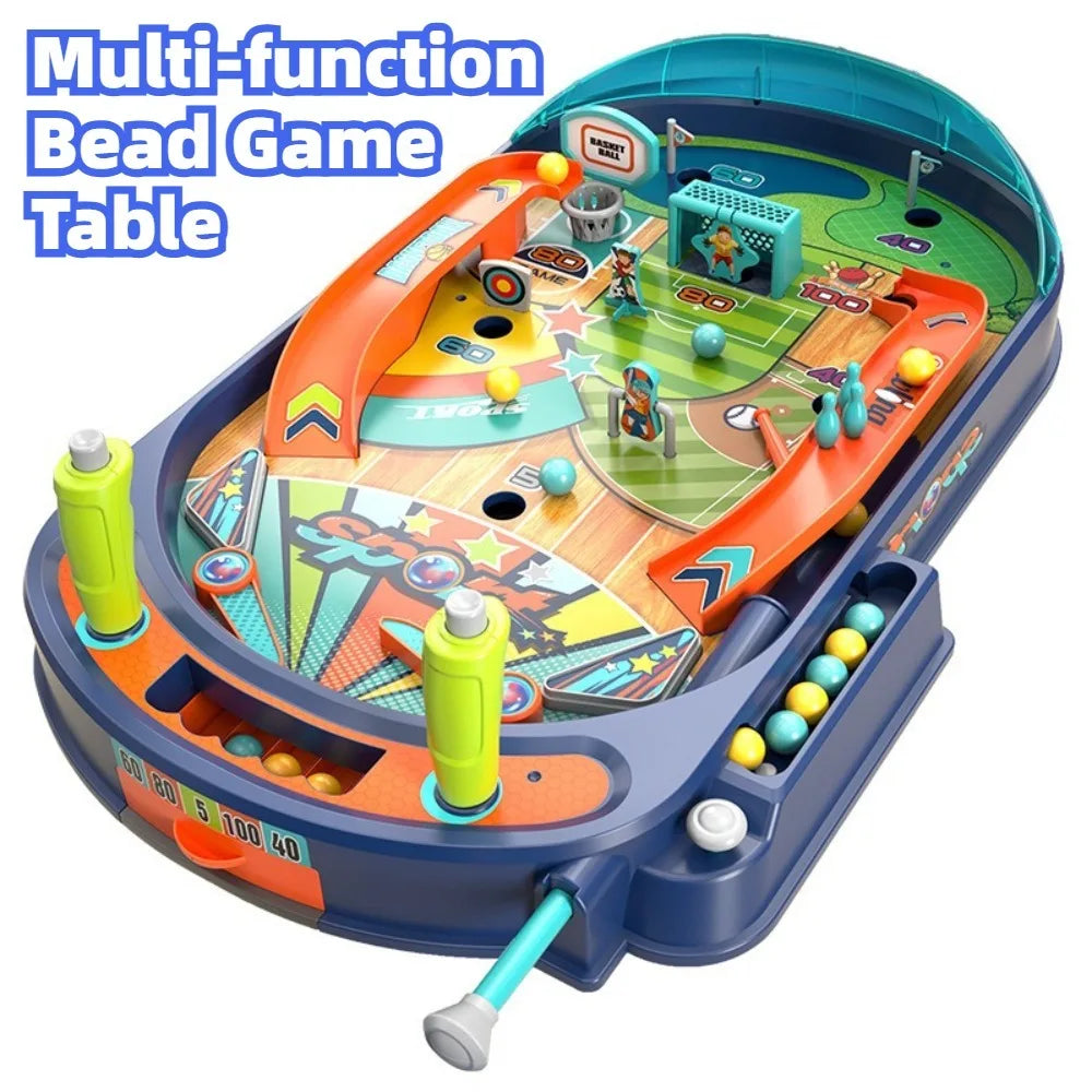 Mesa de Pinball Todo en Uno, Juguete para Dos Jugadores, Juego de Mesa de Rompecabezas Deportivo Competitivo, Juego Interactivo Familiar, Regalo de Cumpleaños