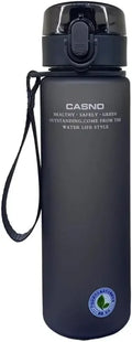 Botellas de agua de 20oz con botón bloqueado, botella esmerilada con una mano, 100% a prueba de fugas, sin pajita, traje con boquilla directa, deporte, oficina, Yoga, gimnasio