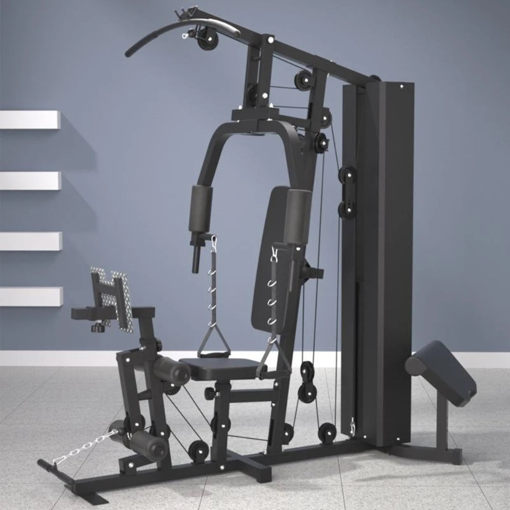 Gimnasio Multifuncional para el Hogar, Sistema de Poleas con Cable para Entrenamiento de Cuerpo Completo, Máquina de Ejercicios de Fuerza y Resistencia, Equipo de Alta Resistencia
