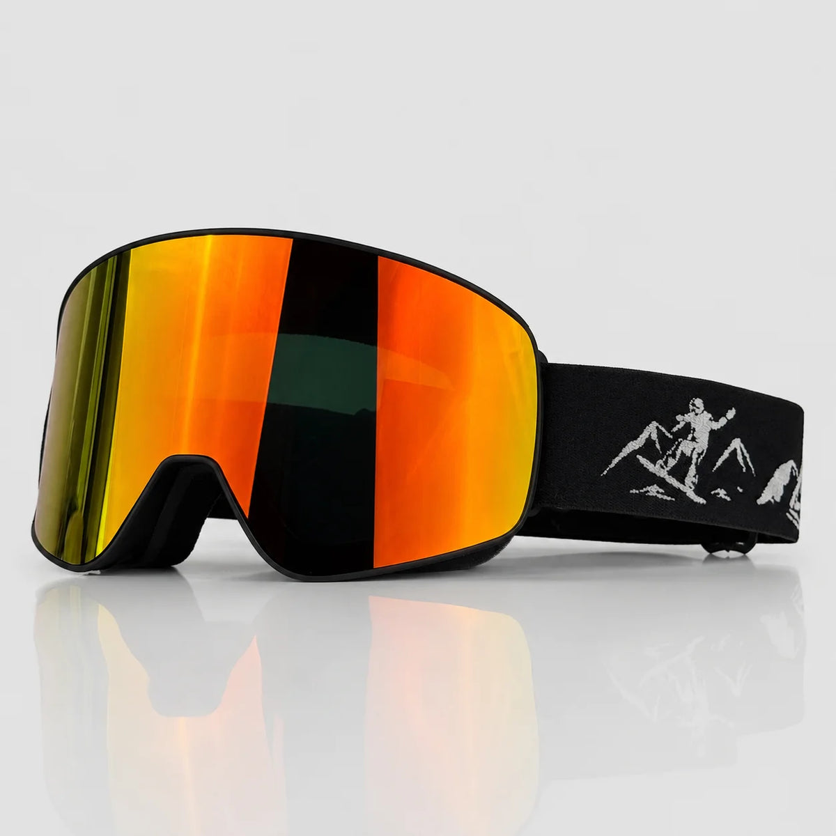 Gafas de Esquí de Doble Capa Antivaho UV400, Gafas de Snowboard, Gafas de Moto de Nieve, Lentes para Deportes al Aire Libre, Esquí