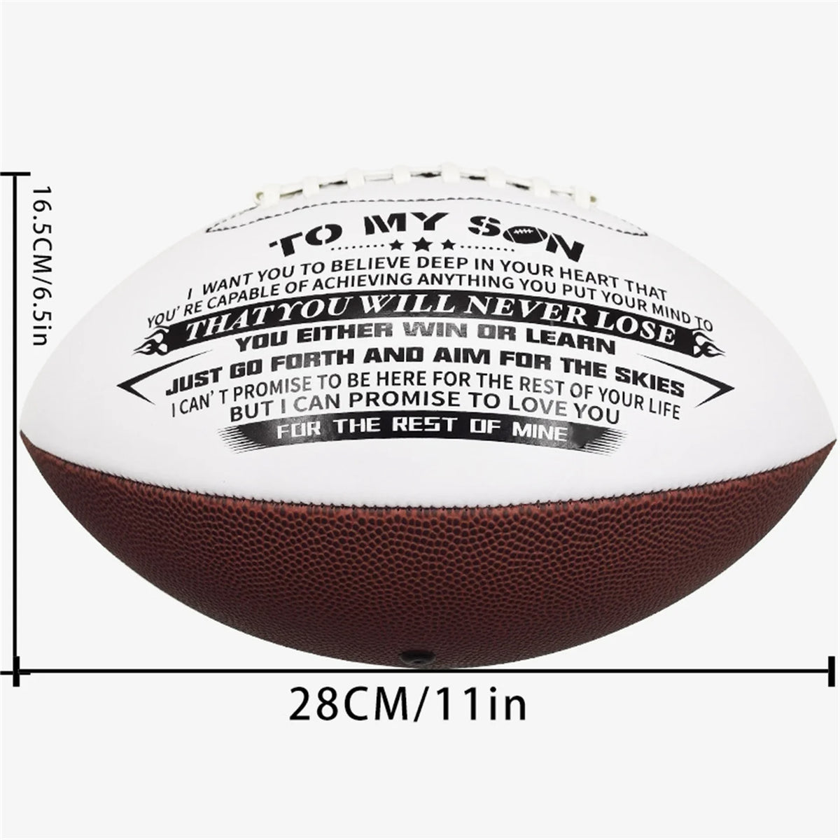 Balón de entrenamiento deportivo de fútbol americano cosido a máquina de cuero Pu, Balón de oliva, regalo para hijo y abuelo, Rugby, partido oficial, tamaño #9