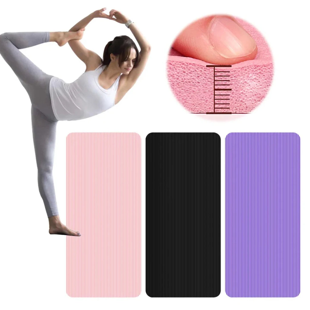 Estera de Yoga recentemente popular, estera de ejercicio antideslizante, estera gruesa de Color sólido para Fitness, estera de entrenamiento de Yoga multifunción para gimnasio en casa