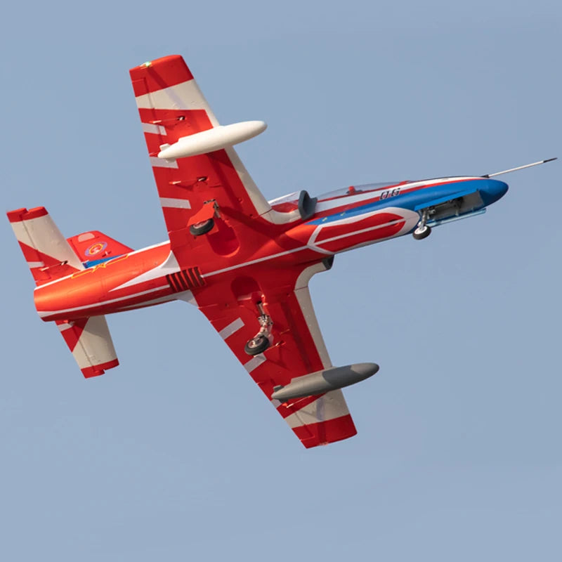 Avión a Control Remoto FlyFans Red Falcon/ Fuerza Aérea Egipcia/Camuflaje Digital K-8 80mm RC EDF Jet PNP/ KIT/ KIT con Servos, Versión de Modelo de Avión RC