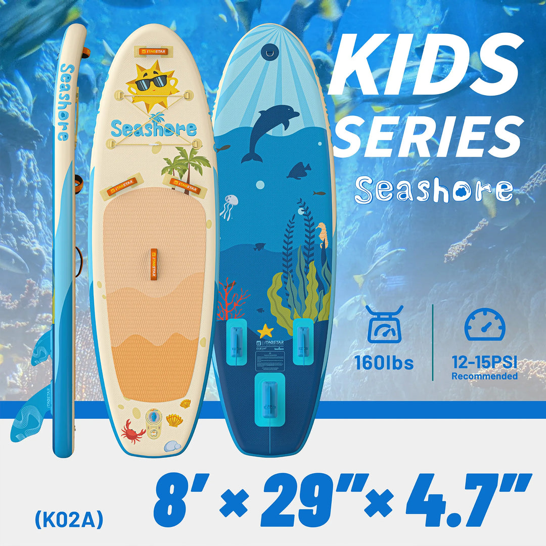ITAOSTAR K02A Tabla de Paddle Surf Inflable para Niños de 8&