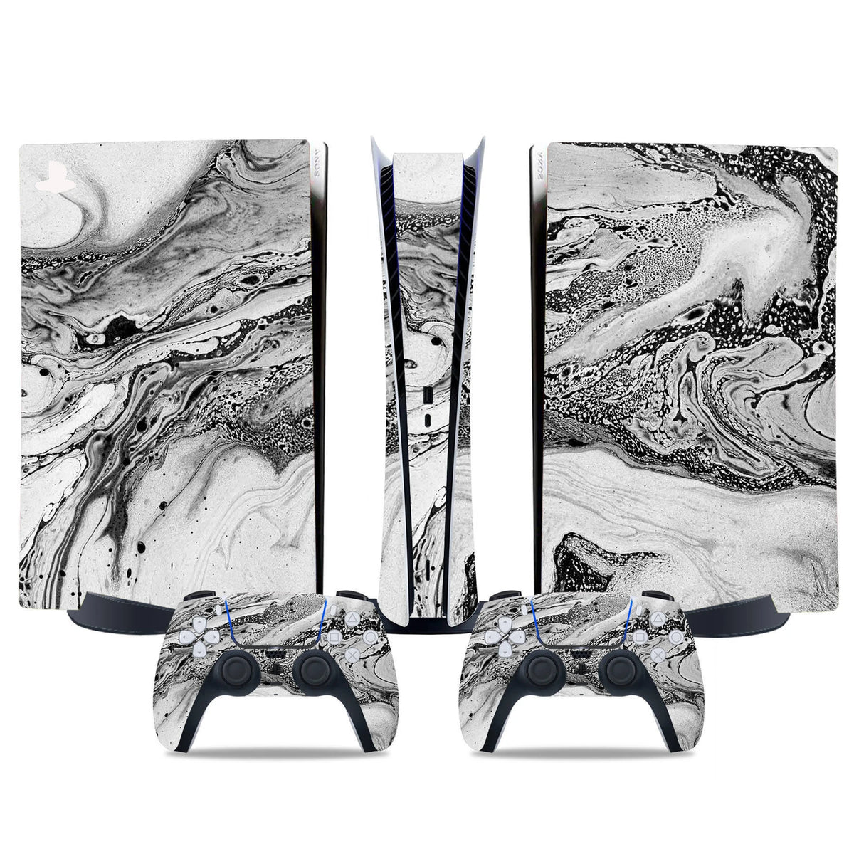 Adhesivo para consola PS5 Digital, cubierta protectora de vinilo para control de juego