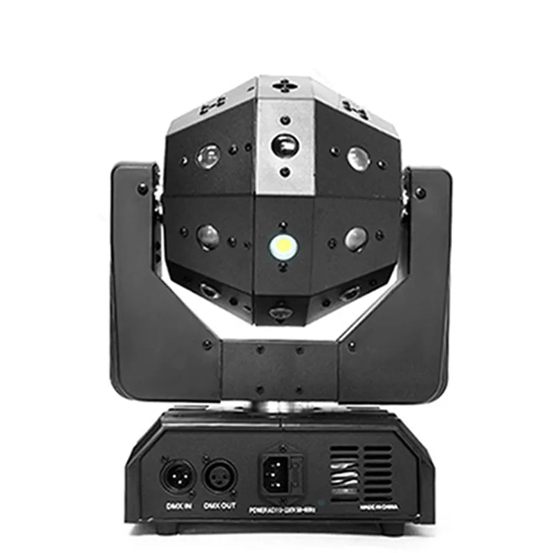 Luz de discoteca profesional, haz LED láser estroboscópico, efectos 3 en 1, cabezal móvil, iluminación de escenario DMX para discoteca, DJ y fiestas en casa
