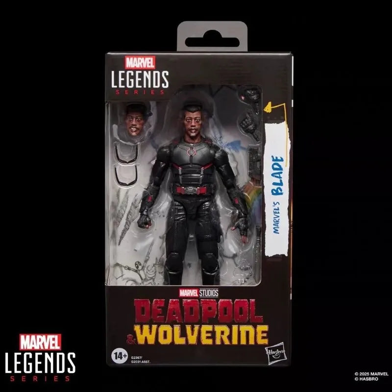 Hasbro Marvel Legends Cowboypool Wolverine Blade Deadpool Wolverine - Paquete de figuras de acción, juguetes para niños y niñas, regalo