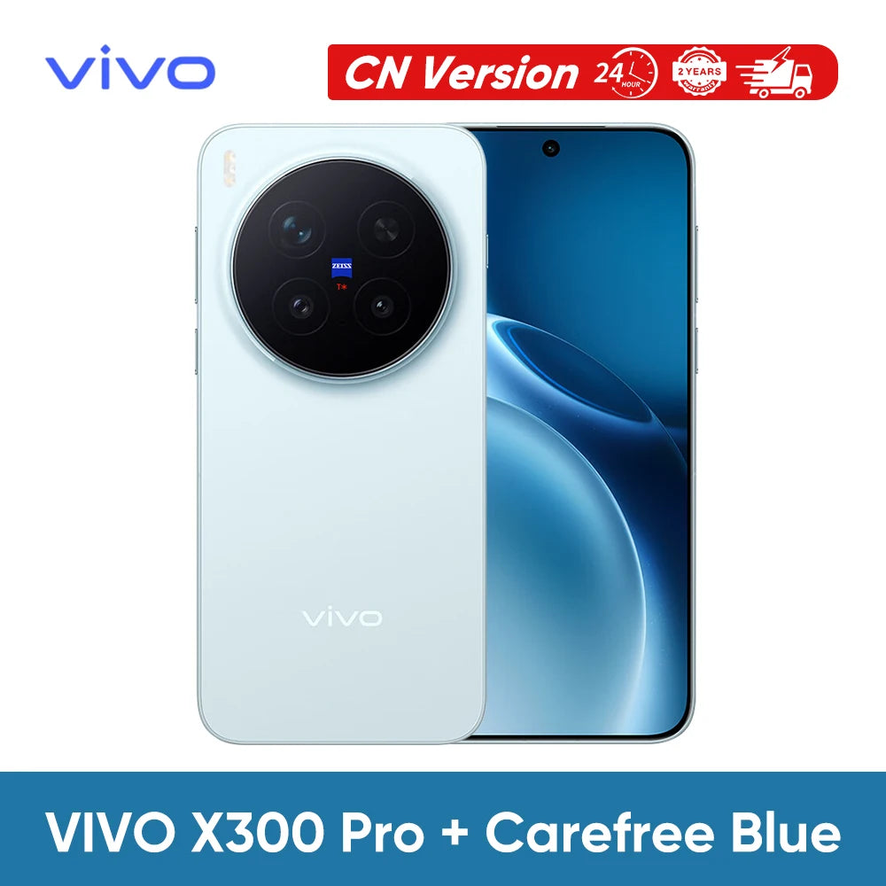 Smartphone VIVO X300 Pro 5G, Dimensity 9500, 6510 mAh, carga rápida FlashCharge de 90 W, pantalla AMOLED de 6,78″, cámara teleobjetivo ZEISS APO de 200 MP, NFC, OTG