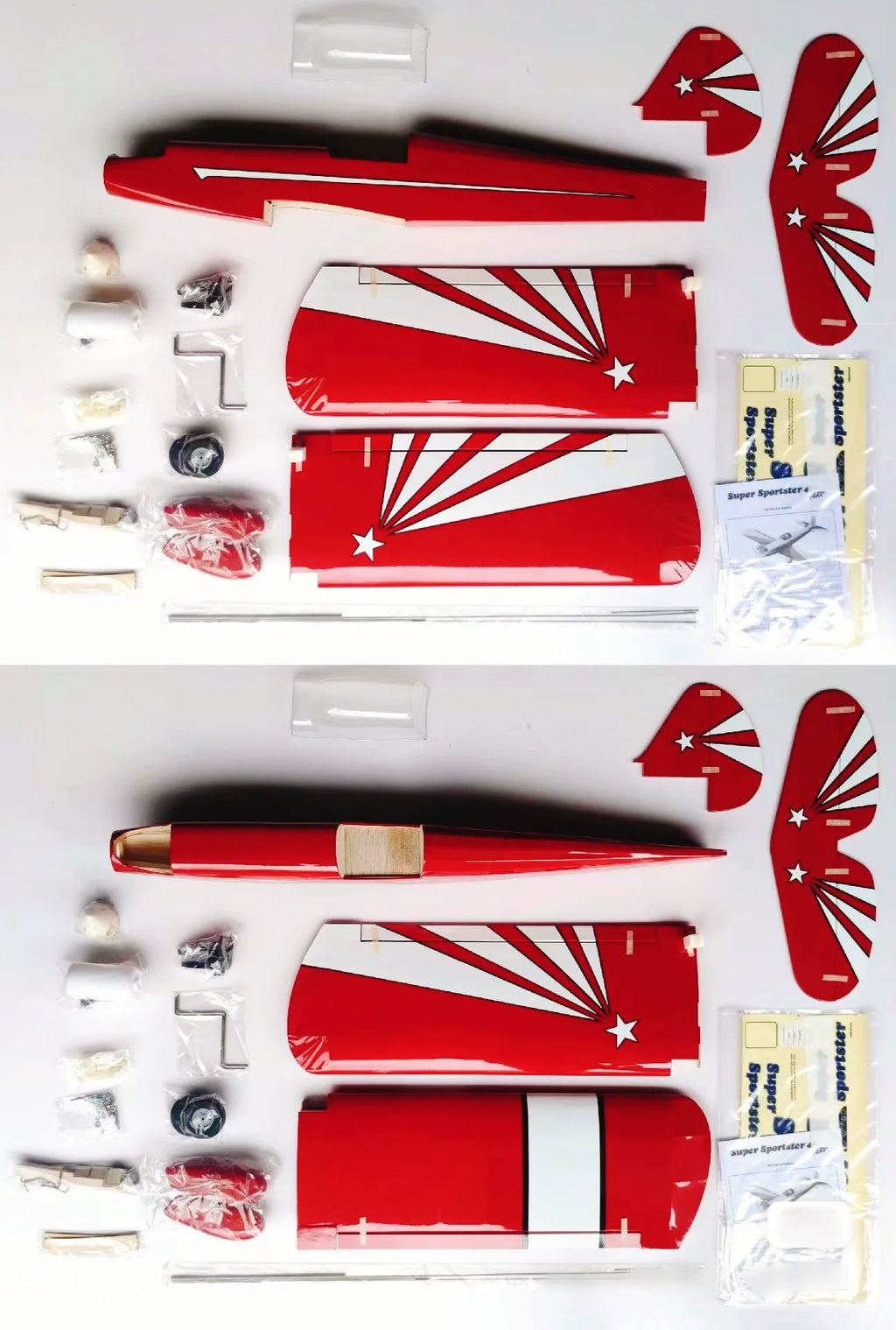 Avión RC Great Planes Super Sportster 40 ARF de Ala Baja, Avión Deportivo de Madera Preensamblado para Pilotos Principiantes