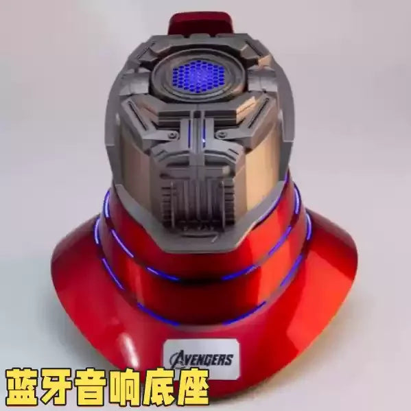Casco Iron Man MK5, Real, portátil, apertura eléctrica automática, cierre, regalo de Año Nuevo para el Día de los niños, figura de acción coleccionable, juguete