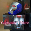 Casco de Iron Man Mk5 Usable, Cañón de Brazo del Duende Verde de Bumblebee, Juguete de Rol para Fans, Figuras de Acción, Regalos Coleccionables