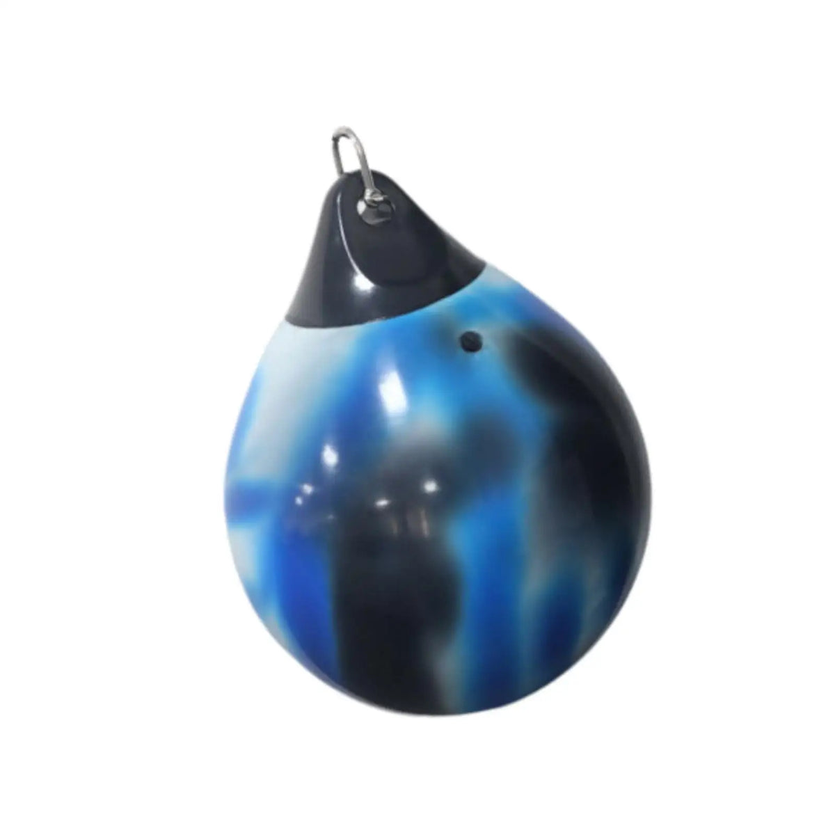 Saco de boxeo con forma de gota de agua, fabricado en PVC, ideal para entrenamiento de velocidad, reacción, agilidad, coordinación ojo-mano y para usar en casa o en el gimnasio.