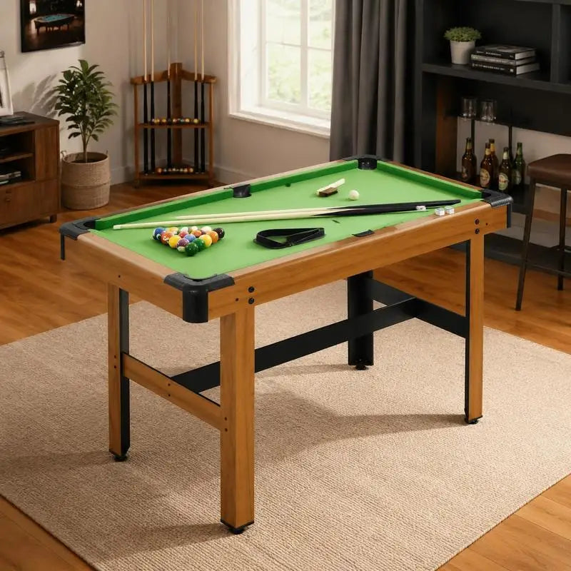 Mesa de billar de 4 pies 122×61×76 cm marrón