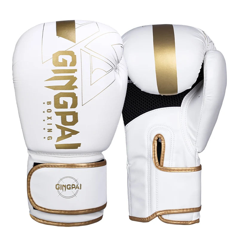 Guantes de boxeo profesionales de 6/8/10/12/14oz PU Muay Thai MMA profesión Kickboxing adultos bolsa de arena guantes de entrenamiento equipo