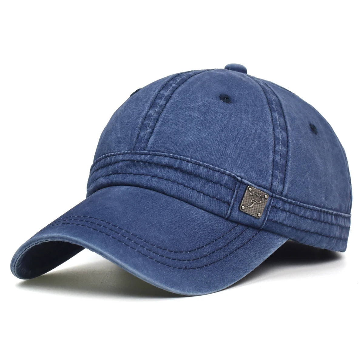 Gorra de béisbol de algodón lavado para hombre y mujer, estilo vintage casual, ajustable, tipo camionero, perfil bajo, para exteriores