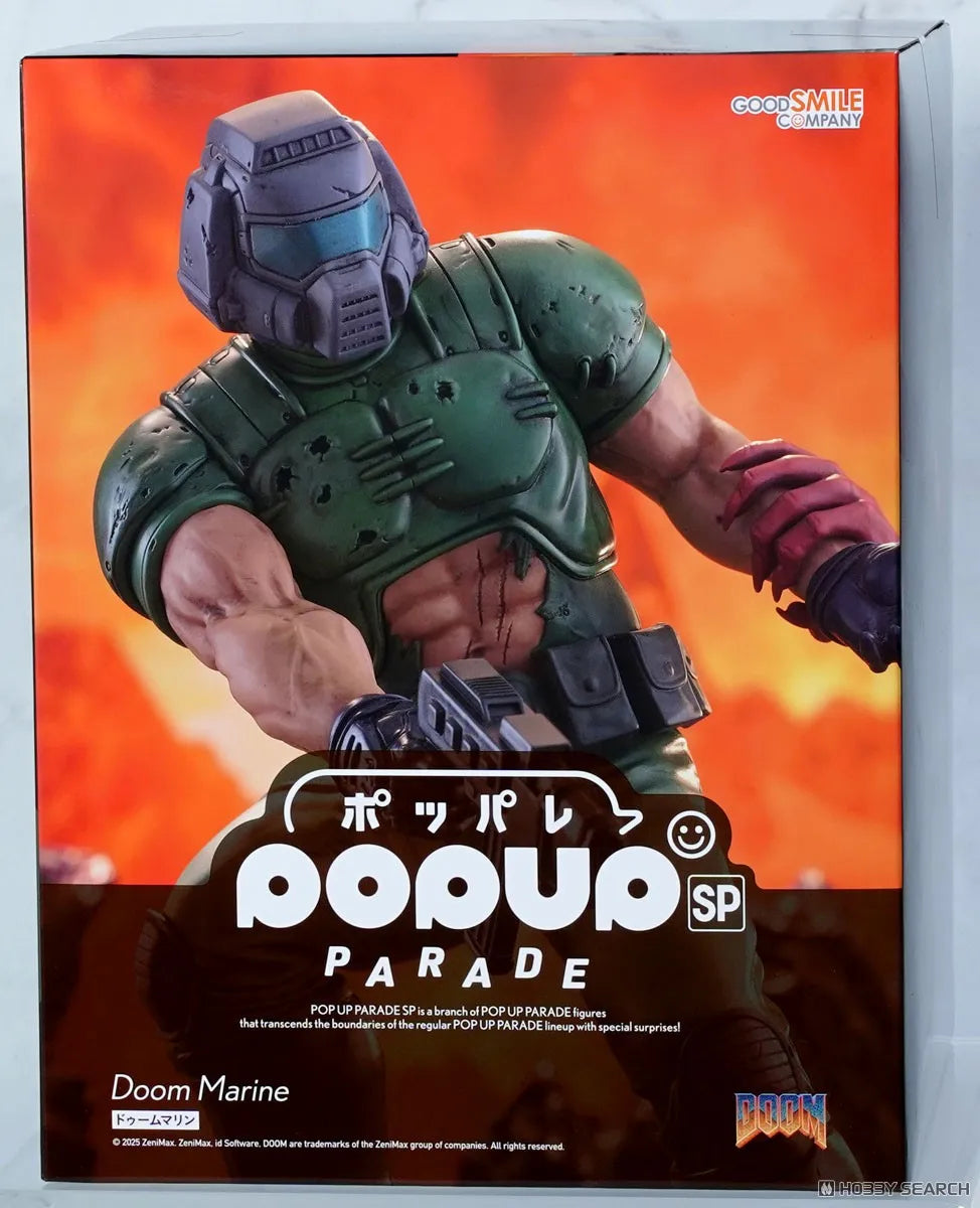 【HY】100% Original en Stock Good Smile Company POP UP PARADE SP Doom Marine (DOOM) Figura de Anime Modelo Coleccionable Decorativo