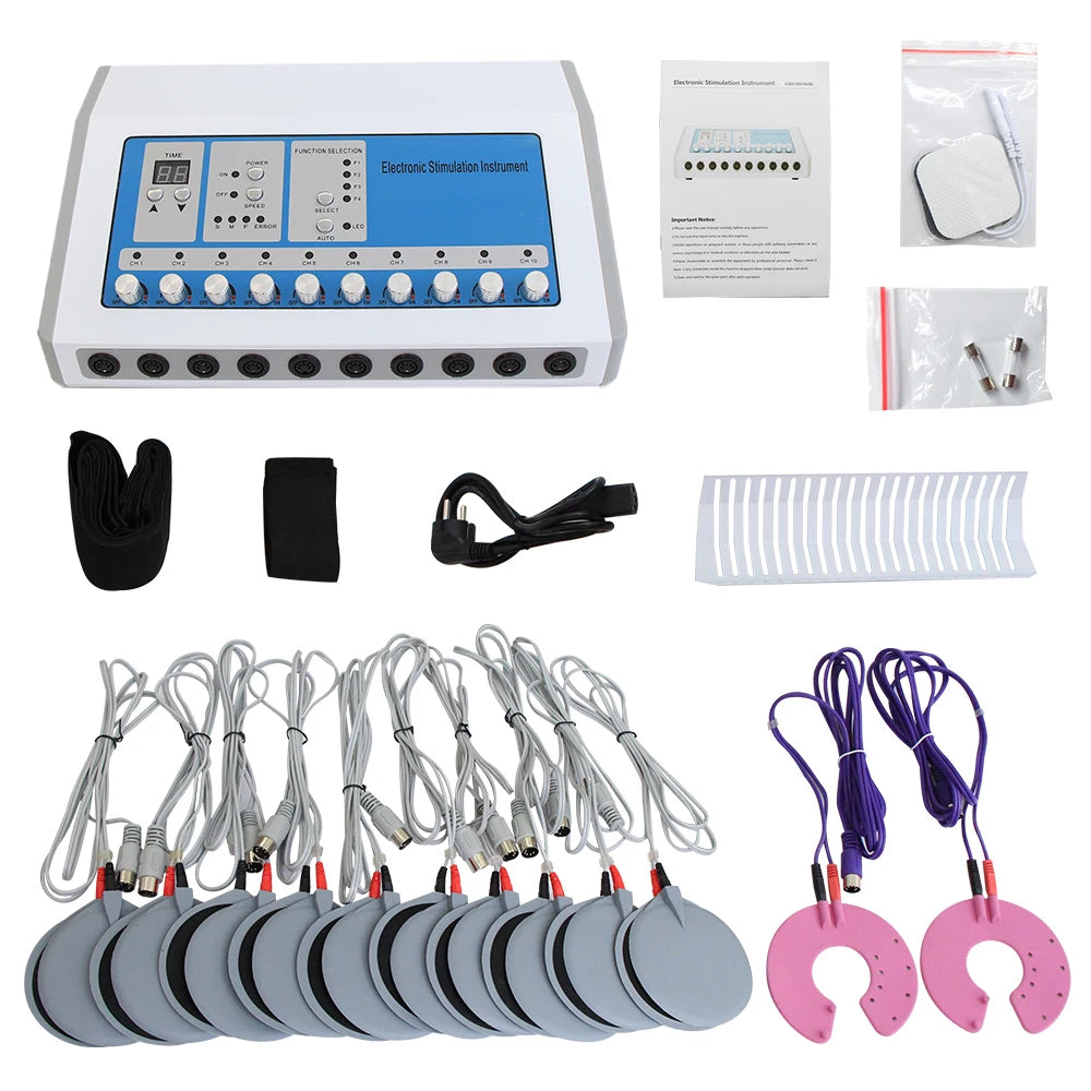 Estimulador muscular eléctrico EMS de microcorriente, masajeador corporal, máquina de electroestimulación para pérdida de peso
