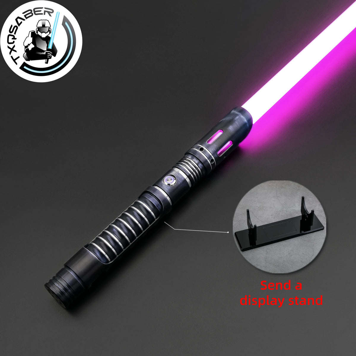 TXQSABER Lightsaber E22 Pixel SDRGB Lightsword Smooth Swing FOC Blaster Heavy Dueling Jedi Metal Hilt Light Sword Toys for Adult