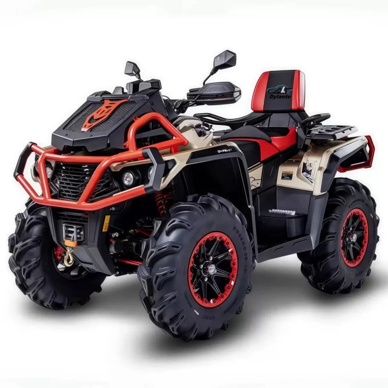 Vehículo Todoterreno ATV con Refrigeración Líquida de 1000cc, Tablero LCD y Sistema de Audio Bluetooth para un Rendimiento de Caza Todoterreno Inigualable