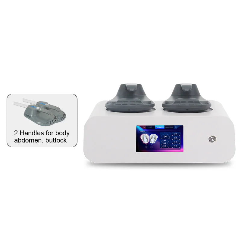 Máquina Portátil de Contorno Corporal por Radiofrecuencia Myoslim Electromagnetic Muscle Builder de 15 Tesla y 6500W para Adelgazar y Perder Peso
