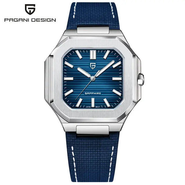 PAGANI DESIGN Men's Watch Luxury Fashion Sapphire Glass Quartz Watch for Men Stainless Steel Sports Waterproof Men Watches 2025